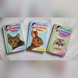 📚3-PACK BUNDLE📚 Amy Wild, Animal Talker Books by Diana Kimpton